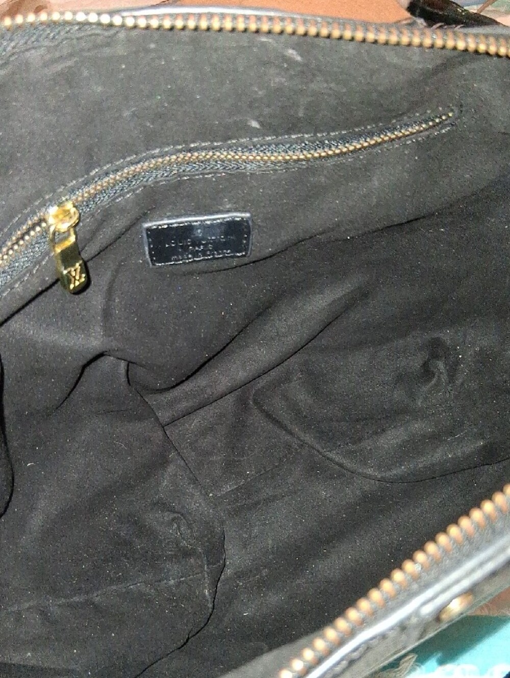 Black Embossed Monogram Purse with Leopard Side Panels, **No Bundle, Firm Price* - Picture 9 of 16